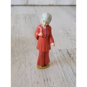 Fancy Nancy Miss Devine red dress toy figure necklace